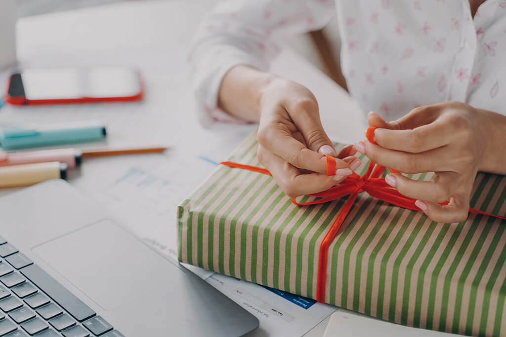 Individuelles Mitarbeitergeschenk