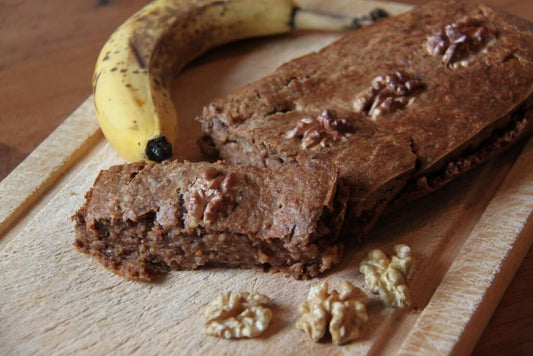 Veganes Walnuss-Bananenbrot