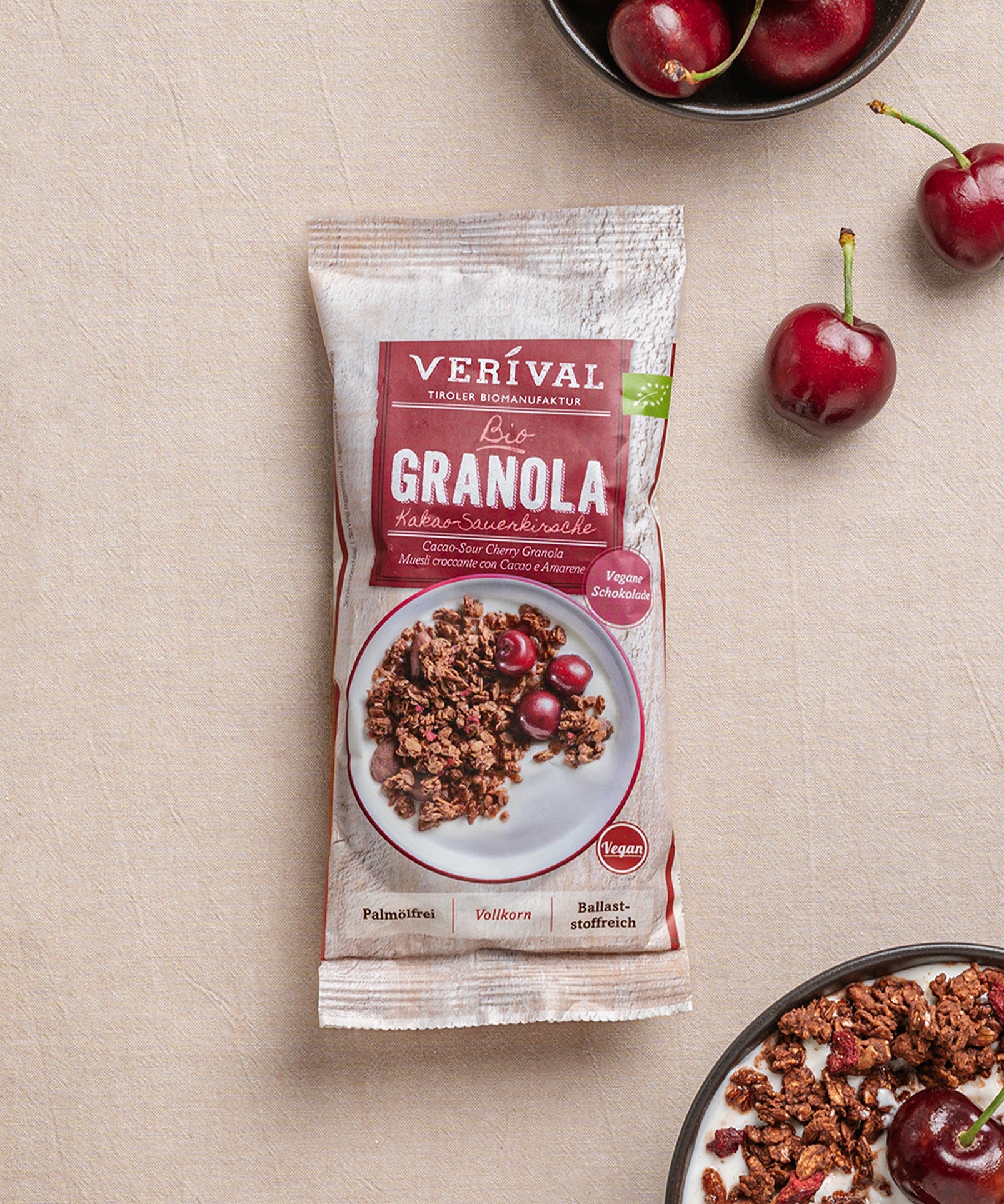 40297 - Kakao-Sauerkirsche Granola, 45g