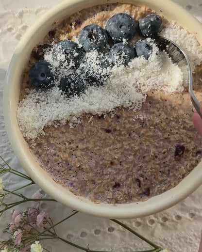 Porridge aux mûres