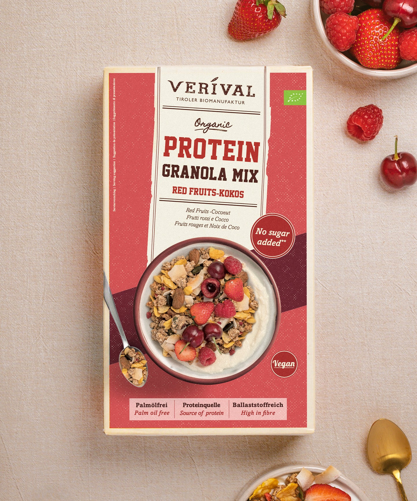 Protein Granola Mix Red Fruits-Coconut